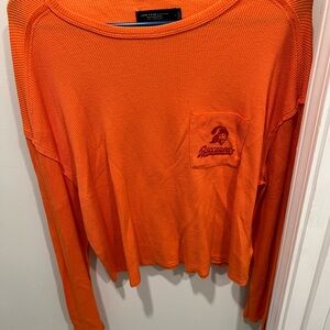 Junk Food Clothing Orange Crop Relaxed Sweatshirt